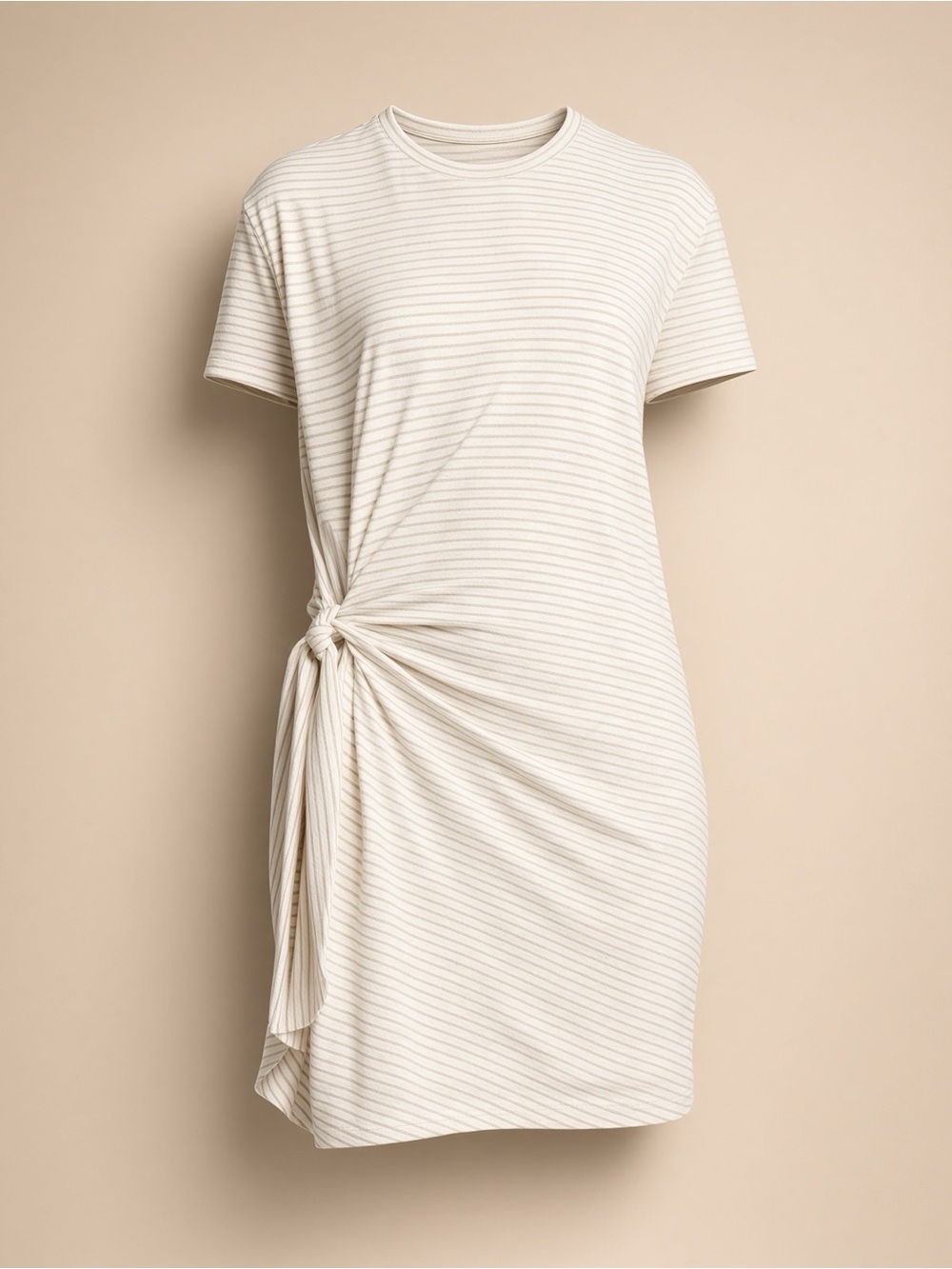 Vince Classic Stripe Side
Tie T-Shirt Dress